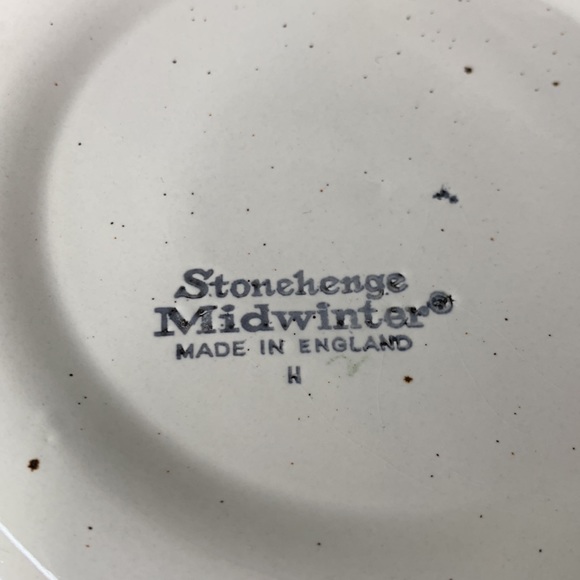 Set of 4 vintage Stonehenge MIDWINTER Wild oats stoneware cup & saucer - Picture 9 of 13